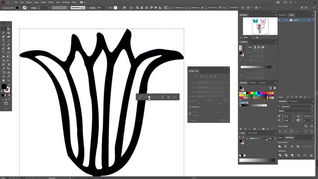 КАК ПЕРЕВЕСТИ ЛЮБОЕ ИЗОБРАЖЕНИЕ ИЗ РАСТРА В ВЕКТОР в ADOBE ILLUSTRATOR? ТРАССИРОВКА. ПРИМЕРЫ смотреть онлайн