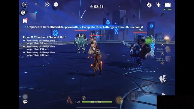 Genshin Impact : Spiral Abyss 3.1 : Floors 9 - 12 : iPad Pro : Keqing & Kamisato Ayaka смотреть онлайн