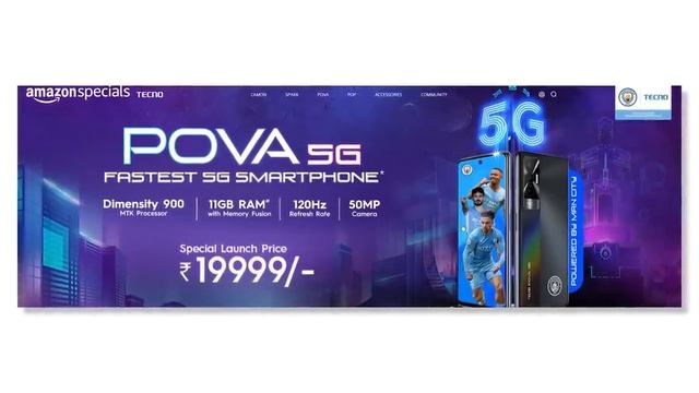 Tecno POVA 5G Unboxing And First Impressions⚡Performance Powerhouse Under Rs.20,000 смотреть онлайн