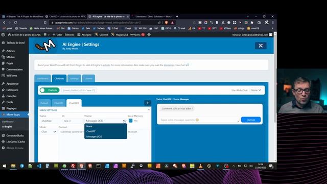 AI Engine : ChatGPT sur WordPress ou IA sur votre site en 15 min смотреть онлайн