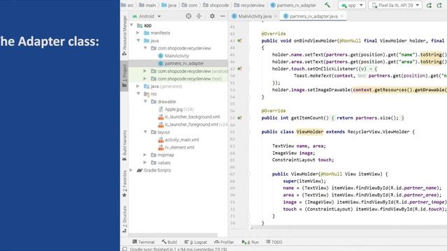 RecyclerView - Android Studio Quick Tutorial смотреть онлайн