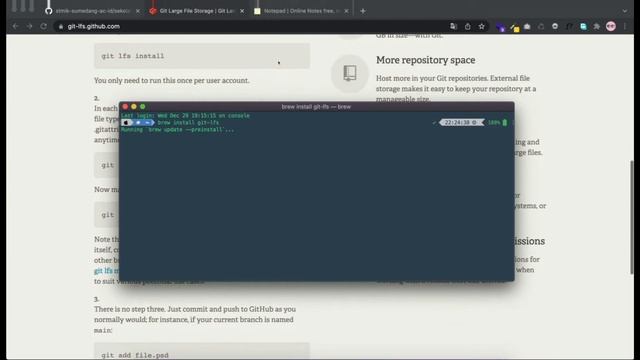Install git-lfs on MacOs ? смотреть онлайн