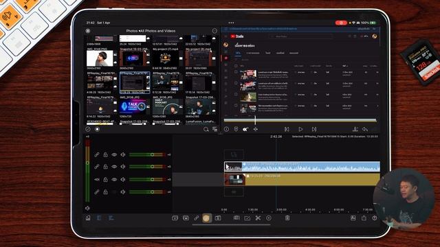 LumaFusion เทคนิคการทำคลิปวิดีโอแสดงผลบนพื่้นหลังภาพถ่ายไอแพดด้วยวิธีง่ายๆ คมชัด ไม่สะท้อนแสง смотреть онлайн