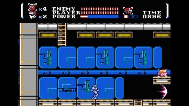 Dendy (Famicom,Nintendo,Nes) 8-bit Power Blade 1часть Sector 7 Финал.avi