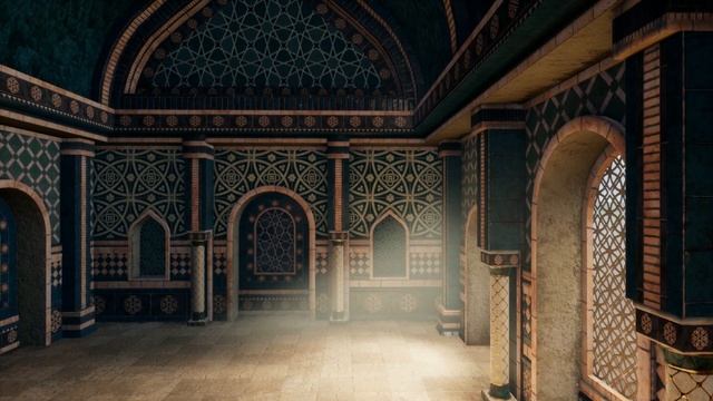 Emerald Hall - game environment art, UE4 смотреть онлайн