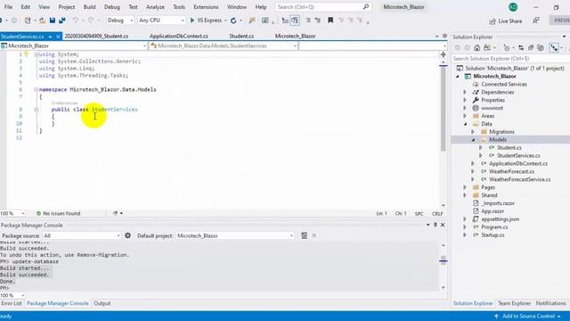 CRUD Using Blazor And Entity Framework Core in ASP.NET Core - Parti 1 смотреть онлайн