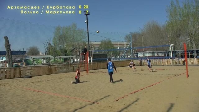 Пляжный волейбол / Микс / Арзамасцев-Курбатова vs Полько-Маркелова / Магнитогорск / 29-04-2023 смотреть онлайн