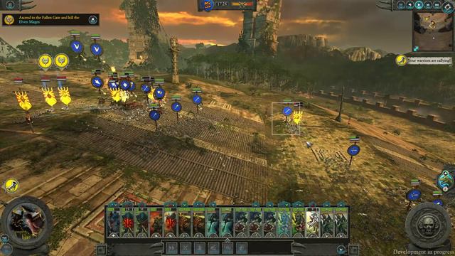 Dragons vs Dinosaurs BATTLE SIMULATOR (Total War Warhammer 2 Gameplay: Lizardmen Gameplay) смотреть онлайн