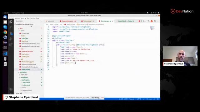 Quarkus Renarde an old school Web framework with today's touch Red Hat Developer DevNation Tech Tal смотреть онлайн