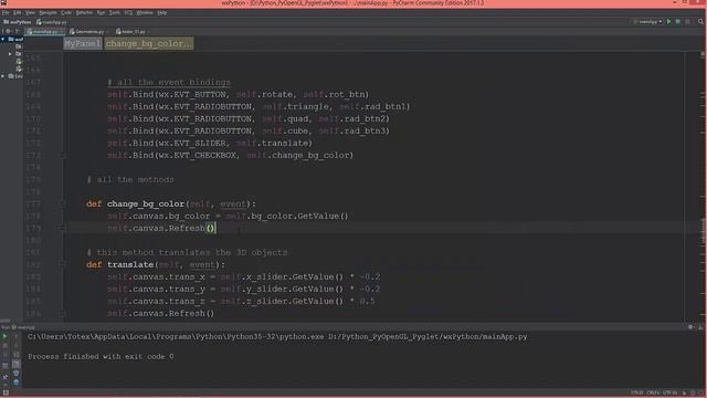 wxPython GUI and PyOpenGL - 17 - Checkboxes смотреть онлайн