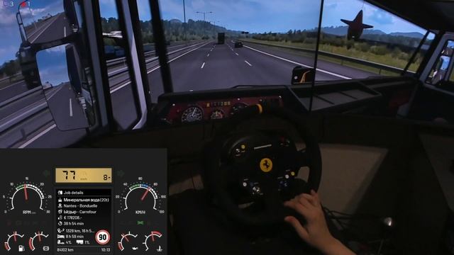 ETS2 Triplescreen / Карьера на трех мониторах