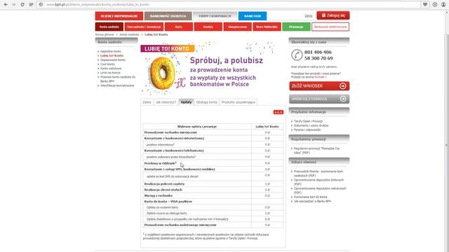 Открытие счета в Польском банке. смотреть онлайн