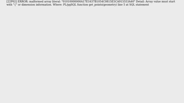 GIS: PostgreSQL function return list of geometry смотреть онлайн