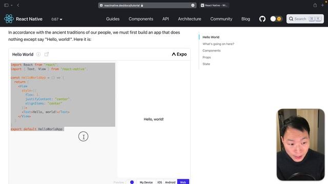 React Native로 아이폰과 안드로이드 앱을 만들어보자 - 1. 학습 배경과 기본 소개 смотреть онлайн