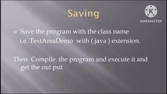 Java AWT TextArea Program смотреть онлайн