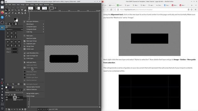 Create YouTube banner in GIMP tutorial - July 2022 - 672d2b67 смотреть онлайн
