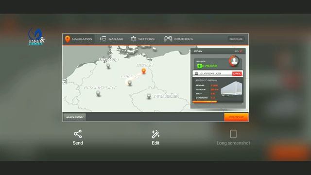 Driving On Low Fuel | Europe Truck Simulator 2 | Android Game | Games And Gamer смотреть онлайн