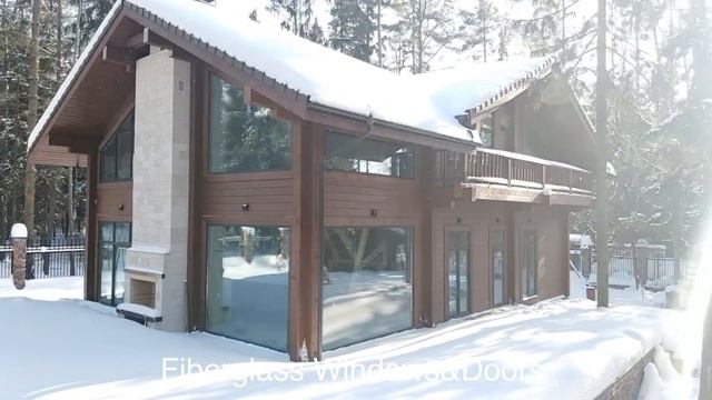 КП Дубки. Остекление деревянного дома GoodWood окнами из стеклокомпозита #goodwood смотреть онлайн