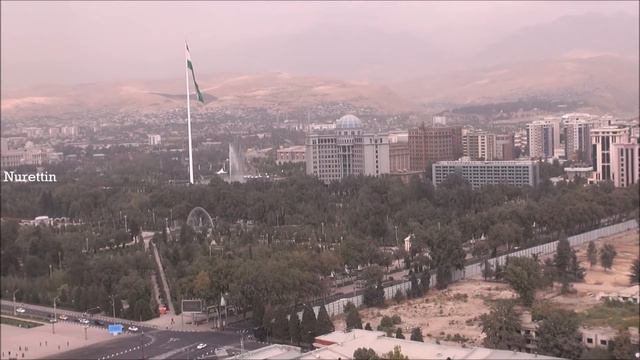 Tajikistan/Dushanbe (View from Dushanbe Plaza Complex) Part 11 смотреть онлайн