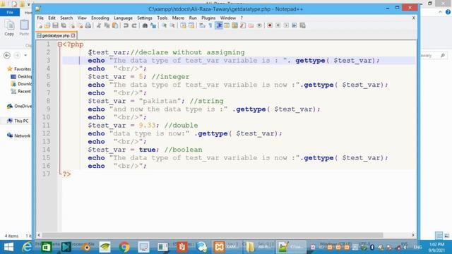 CS619 Final Year Project Help | Learn Php In Urdu Hindi | Datatypes смотреть онлайн