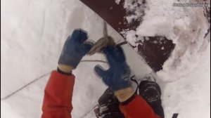 Чистка крыши от снега