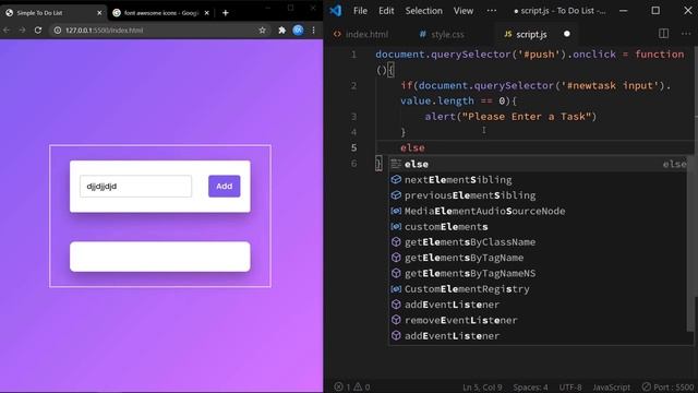 To Do List With Javascript | Step by Step Javascript Project смотреть онлайн