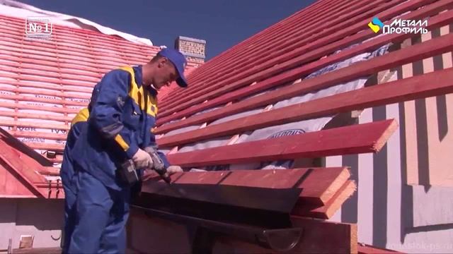 Водосток Металл Профиль Престиж - установка