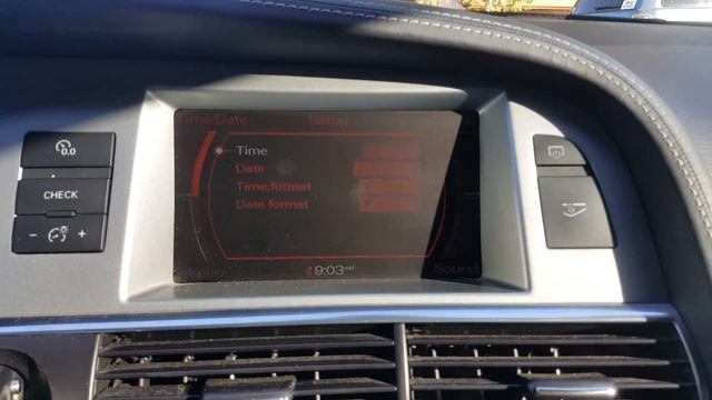 2008 Audi S6 Clock Setting смотреть онлайн