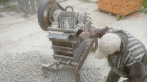 Самодельная Щёковая дробилка