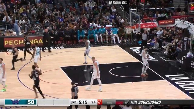 Nicolas Batum 21 Pts 7 Threes 7 Reb vs Hornets Highlights смотреть онлайн