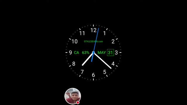 Analog Clock Live Wallpaper-7 Yayımım смотреть онлайн