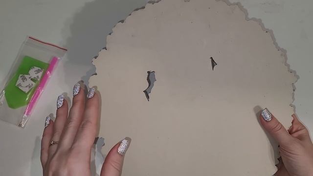 DIY Рождественский венок своими руками! Очень просто и красиво! Стразы в комплекте! смотреть онлайн