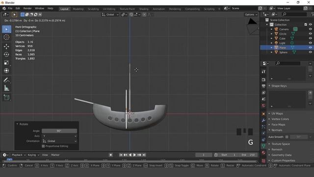 low poly pirate ship modeling in blender 2.9x смотреть онлайн