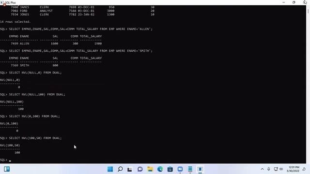 OPERATORS in Oracle SQL - Part 3 Day 15 смотреть онлайн