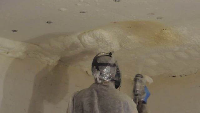 Напыление пенополиуретана (ППУ). Утепление здания в п. Ключи (ППУ) 3. ООО 