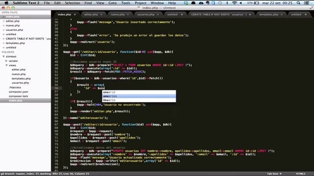 05 Slim micro framework - Agregar,editar,borrar con NotORM смотреть онлайн