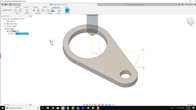 Waterjet Programming the Linkage Widget in Fusion смотреть онлайн