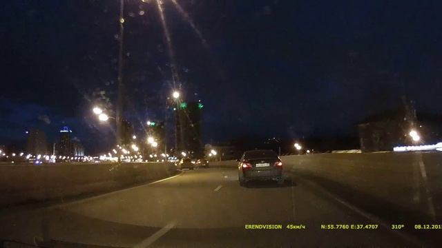 TrendVision TDR 718GP 2560x1080 30кс 0,3 раннее утро ночь SpeedCam предупреждение ПОТ смотреть онлайн