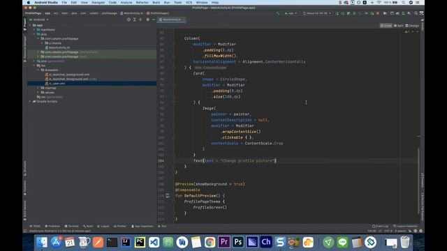 Profile screen | Jetpack compose смотреть онлайн