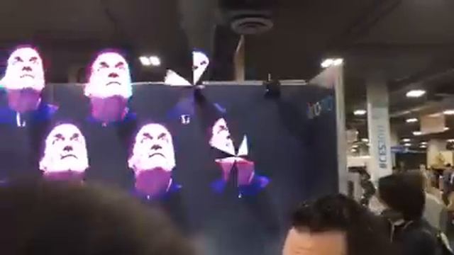 Kinomo Holograms 3D Images Like Mark Cuban Using LEDs At CES 2017 #CES2017 смотреть онлайн