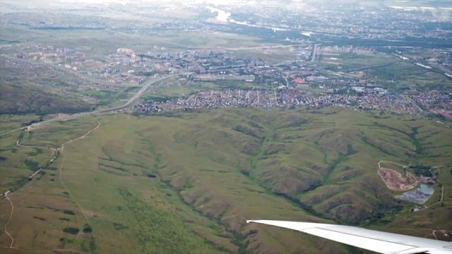 Нур-Султан - Усть-Каменогорск "Air Astana". 4K Видео. смотреть онлайн