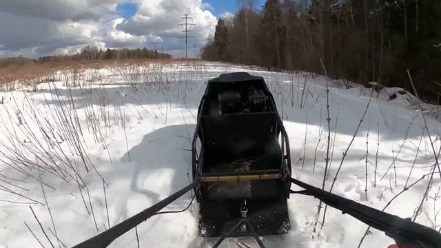 Мотособака Baltmotors Snowdog с двигателем Zongsheen 15 л.с. смотреть онлайн