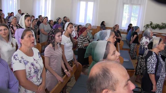 "Хвала тебе наш Господь" - общецерковное пение.26.08.18.Эммануил-Баурчи. смотреть онлайн