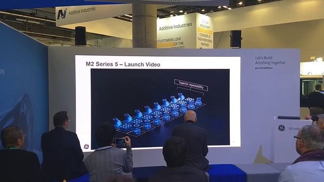 Презентация GE M2 Series 5, Formnext 2019, Messe Frankfurt, Франкфурт, Германия смотреть онлайн