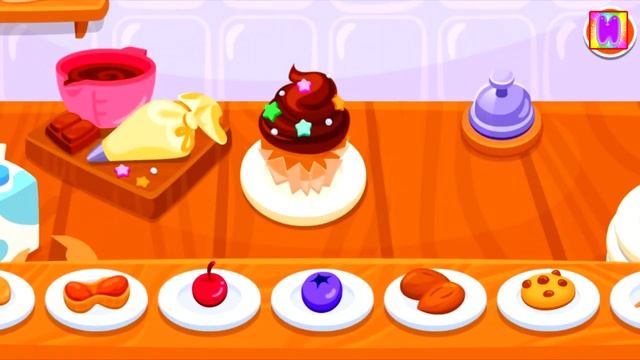 Ресторан Бубу Готовка от повара Bubbu КОТЕНОК БУББУ #4 игровой мультик видео для детей #ИГРУЛЯ