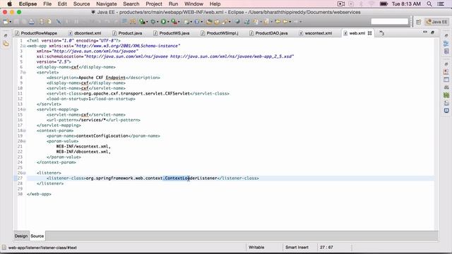 REST Web Service Project Part 12 - Web XML Configuration смотреть онлайн