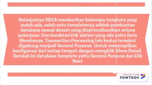 Oracle Database Configuration Assistant (DBCA) смотреть онлайн