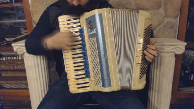 6745 - Blueberry Muffin Scandalli Piano Accordion LMMH 41 120 $1999 смотреть онлайн