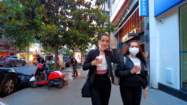 FULL REOPENING! Istanbul Nişantaşı Nightlife Walking Tour 16 June 2021|4k UHD 60fps смотреть онлайн
