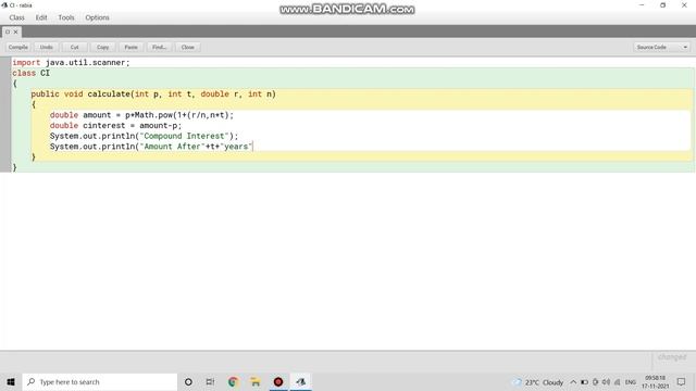 Create an Easy Compound Interest Calculation In Java Language- Video смотреть онлайн